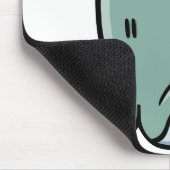 Cartoon Octopus Muismat (Hoek)