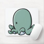 Cartoon Octopus Muismat (Met muis)