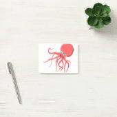 Cartoon octopus oranje rood zee post-it® notes (Kantoor)