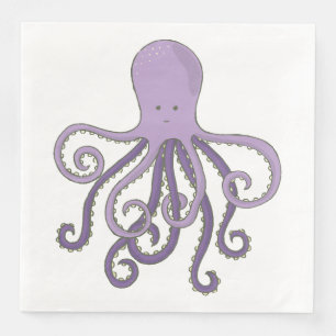 Cartoon Octopus Servet
