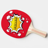 Cartoon OEPS En SMASH Tafeltennisbatje (Zijkant)