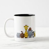 Cartoon Oerwouden Tweekleurige Koffiemok (Links)