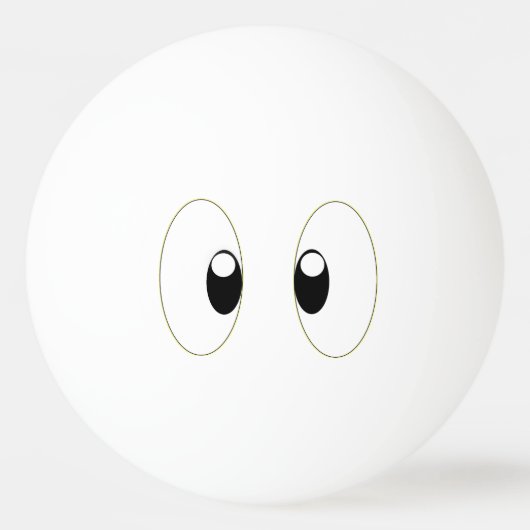 CARTOON OGEN PINGPONGBAL (Voorkant)