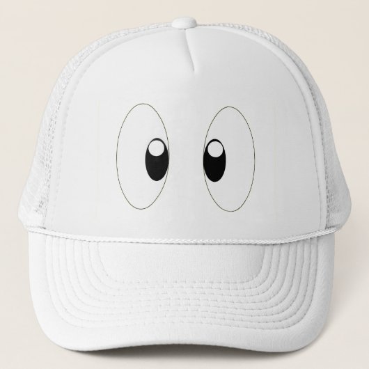 Cartoon ogen trucker pet (Voorkant)