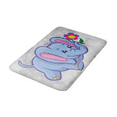 Cartoon olifant badmat (Gekanteld)