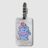 Cartoon olifant bagagelabel (Voorkant (verticaal))
