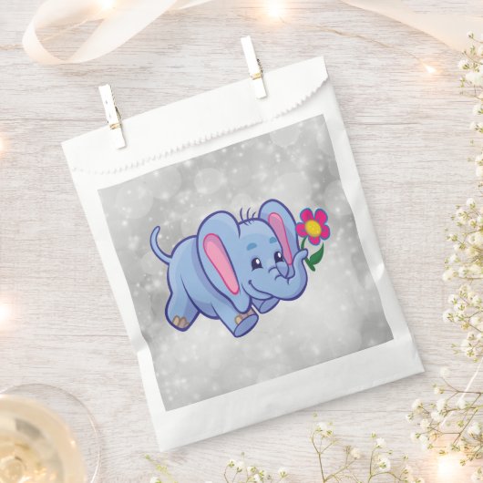 Cartoon olifant bedankzakje (Geknipt)