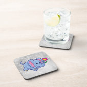 Cartoon olifant bier onderzetter (Rechterzijde)