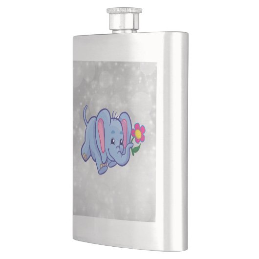 Cartoon olifant flacon (Links)