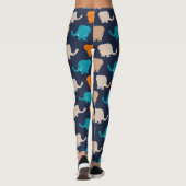 cartoon olifant leggings (Achterkant)