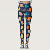 cartoon olifant leggings (Voorkant)