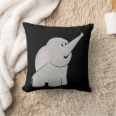 Cartoon olifant - ritter kussen (Deken)