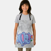 Cartoon olifant schort (Insitu)