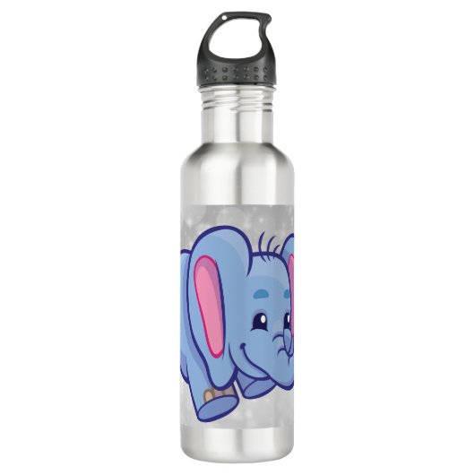 Cartoon olifant waterfles  (Voorkant)
