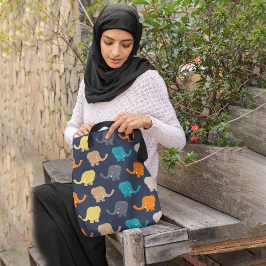 Cartoon olifanten tote bag