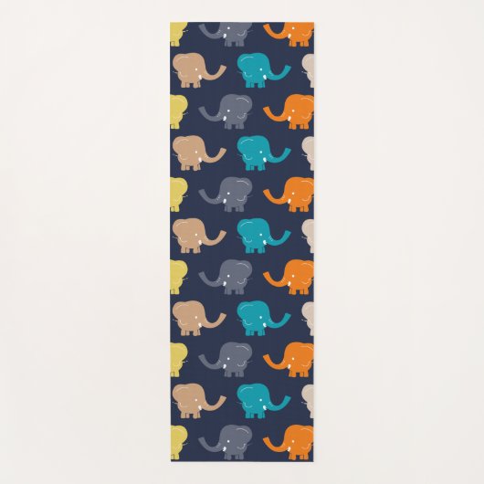 cartoon olifanten yogamat (Voorkant)