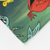 Cartoon onderwater fleece deken (Hoek)