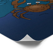 Cartoon onderzeeboot Boy undersea Animal Monster Poster (Hoek)