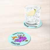 Cartoon Onderzetter: Cute BBQ Octopus Onderzetter (Insitu)