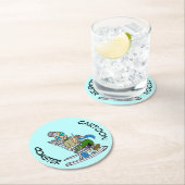 Cartoon Onderzetter: HER 50th Birthday Onderzetter (Insitu)