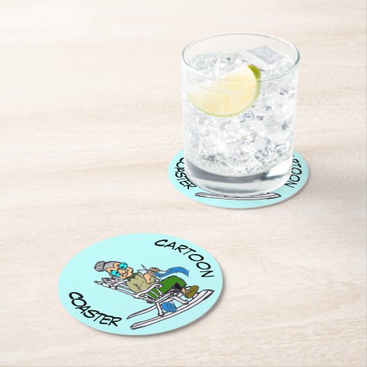 Cartoon Onderzetter: HER 50th Birthday Onderzetter (Insitu)