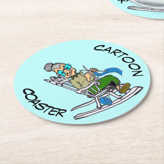 Cartoon Onderzetter: HER 50th Birthday Onderzetter (Gebogen)