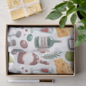 Cartoon ontkoppeling van voedsel en Drink Tissuepapier (Geschenk)