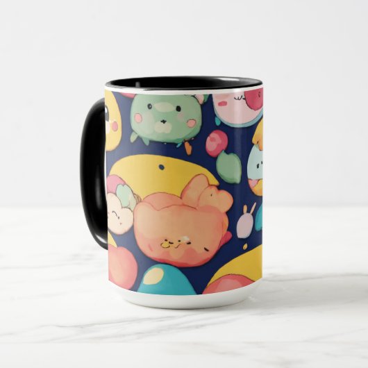 Cartoon ontwerp mok (Voorkant links)