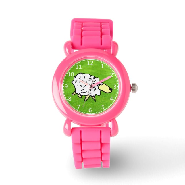 Cartoon op een kinderhorloge horloge (Voorkant)