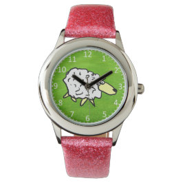 Cartoon op een kinderhorloge horloge