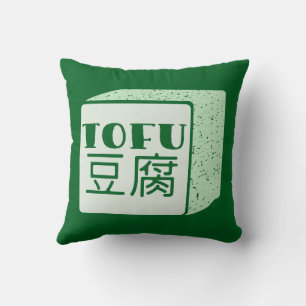 Cartoon op een surfplank kussen