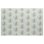 Cartoon op een surfplank stof (Fat Quarter)