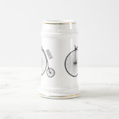 Cartoon op wiel met hoge wielaandrijving bierpul (Center)