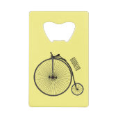 Cartoon op wiel met hoge wielaandrijving creditkaart flessenopener (Voorkant)