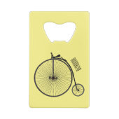 Cartoon op wiel met hoge wielaandrijving creditkaart flessenopener (Achterkant)