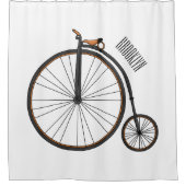 Cartoon op wiel met hoge wielaandrijving douchegordijn (Voorkant)