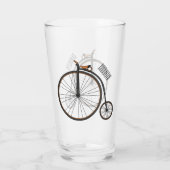 Cartoon op wiel met hoge wielaandrijving glas (Achterkant)