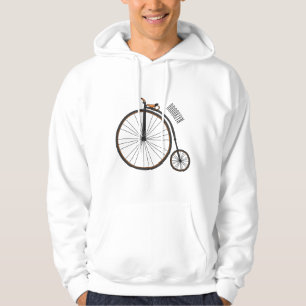 Cartoon op wiel met hoge wielaandrijving hoodie