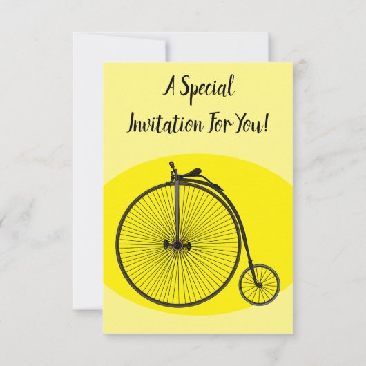 Cartoon op wiel met hoge wielaandrijving kaart (Achterkant)