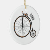 Cartoon op wiel met hoge wielaandrijving keramisch ornament (Rechts)