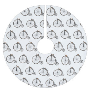 Cartoon op wiel met hoge wielaandrijving kerstboom rok