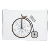 Cartoon op wiel met hoge wielaandrijving kussensloop (Achterkant)