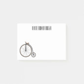 Cartoon op wiel met hoge wielaandrijving post-it® notes (Voorkant)