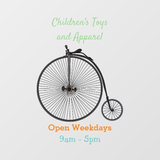 Cartoon op wiel met hoge wielaandrijving raamsticker (Vel)