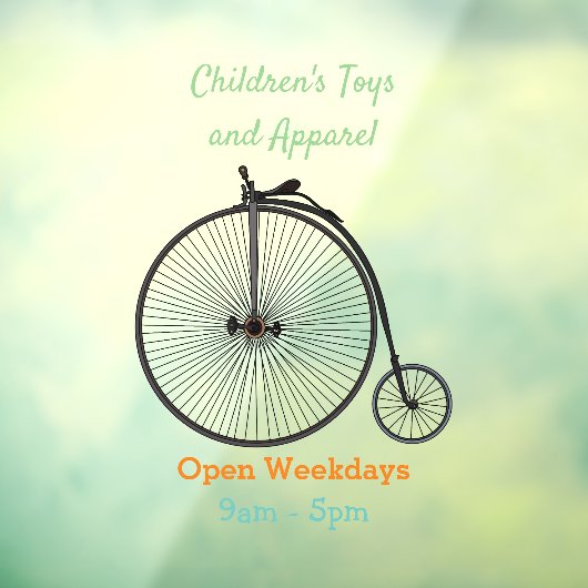 Cartoon op wiel met hoge wielaandrijving raamsticker (Vel 3)