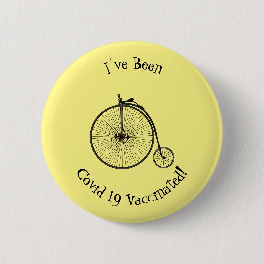 Cartoon op wiel met hoge wielaandrijving ronde button 5,7 cm (Voorkant)