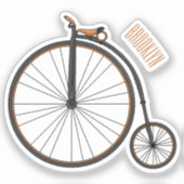 Cartoon op wiel met hoge wielaandrijving sticker (Voorkant)