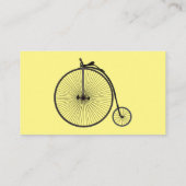 Cartoon op wiel met hoge wielaandrijving visitekaartje (Achterkant)