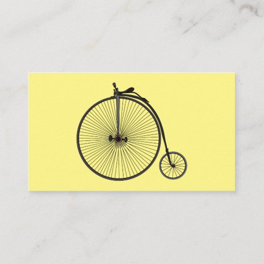 Cartoon op wiel met hoge wielaandrijving visitekaartje (Achterkant)