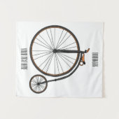 Cartoon op wiel met hoge wielaandrijving wandkleed (Voorkant (horizontaal))